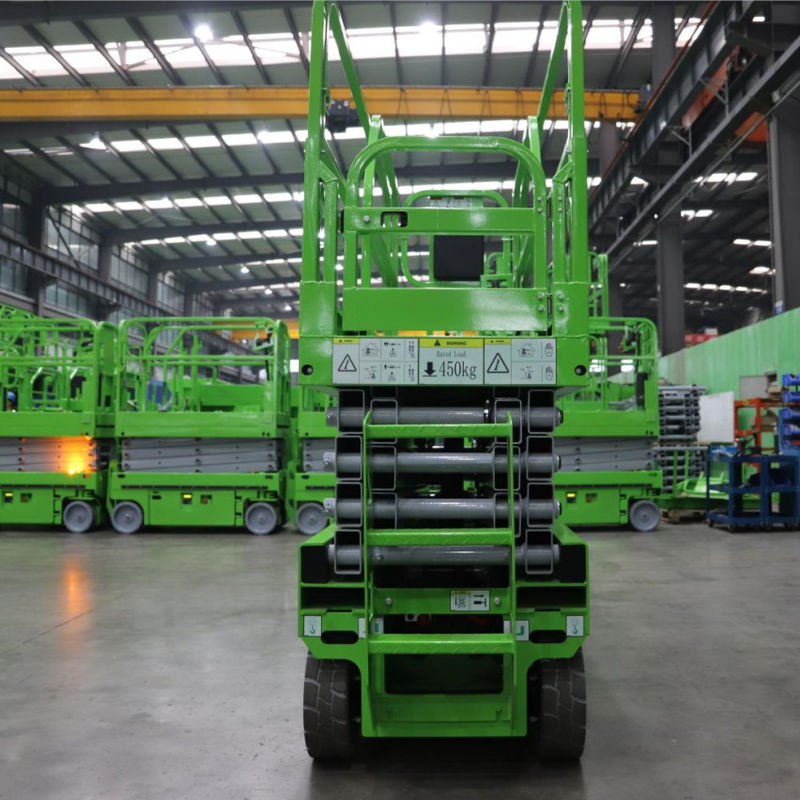 Self Propelled Electric Scissor Lift 10.1m Working 2WD Height Weight 2440kg